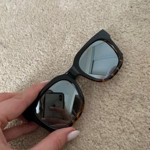 Quay Libre oversized square glasses